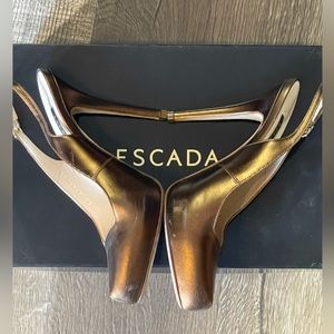 Escada platform sling backs